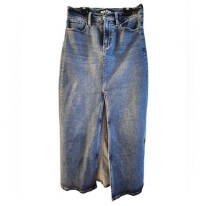 DKNY Blue Maxi Denim Skirt
